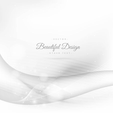 clean wave backgroundのイラスト素材