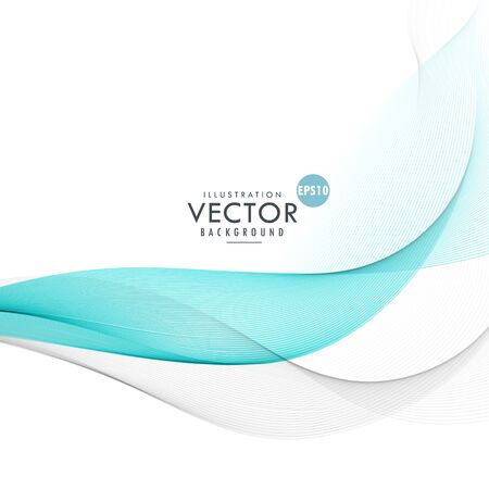 smooth blue and gray wave vector backgroundのイラスト素材