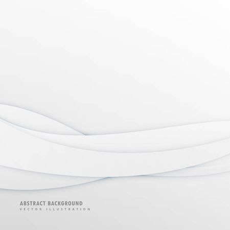 clean minimal background with wavy shapeのイラスト素材