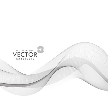 stylish gray wavy shape vector backgroundのイラスト素材