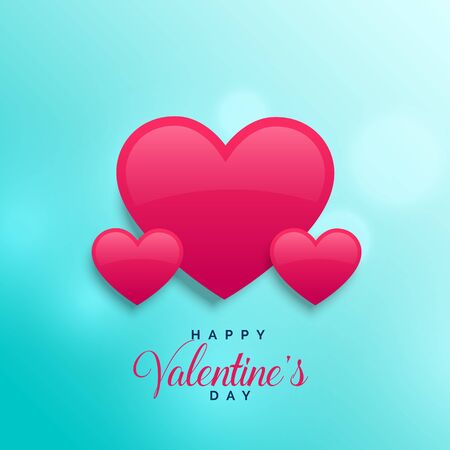 happy valentine's day awesome greeting designのイラスト素材