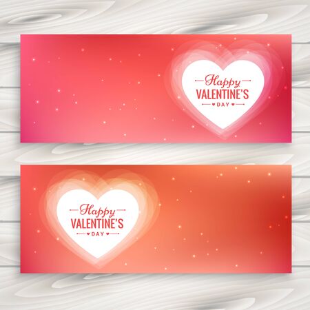 abstract Happy valentines day hearts background design illustrationのイラスト素材