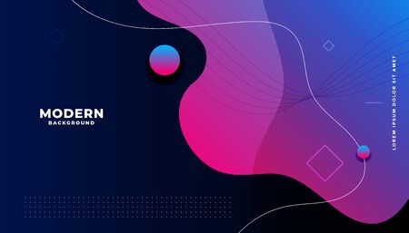 vibrant abstract fluid style wallpaper background designのイラスト素材