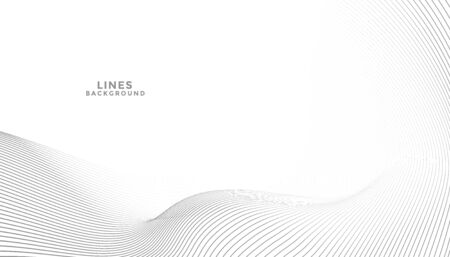 abstract elegant background with flowing lines waveのイラスト素材