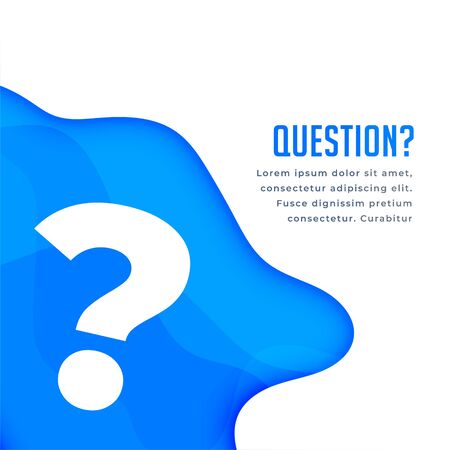 blue question web help and support backgroundのイラスト素材