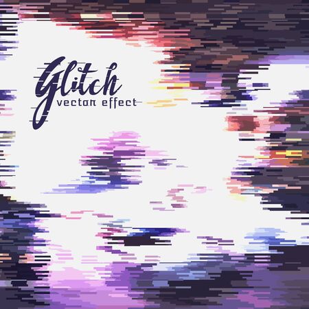 noise and glitch vector backgroundのイラスト素材