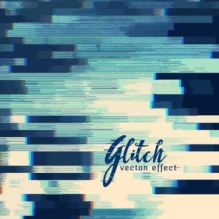 glitch abstract background in blue shadeのイラスト素材