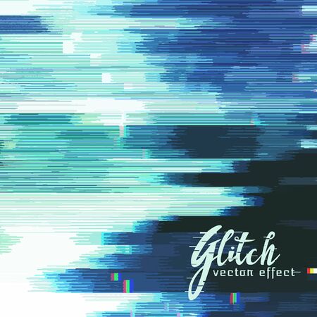 vector glitch background of distorted imageのイラスト素材