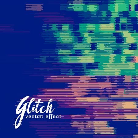 glitch signal error vector backgroundのイラスト素材