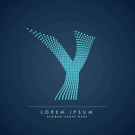abstract concept letter Y   business symbol shape designのイラスト素材