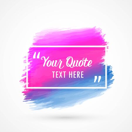 pink and blue watercolor stain with space for your text or quotationのイラスト素材