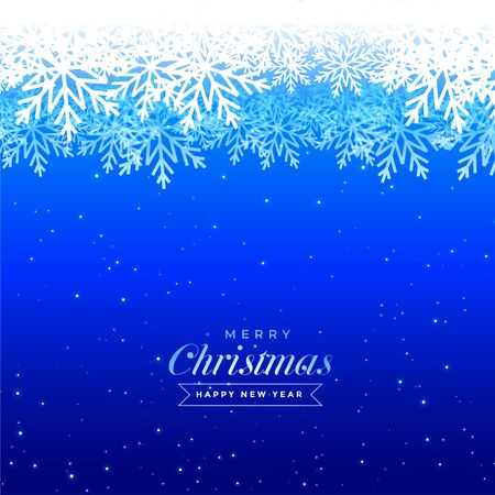 blue christmas winter snowflakes beautiful background designのイラスト素材