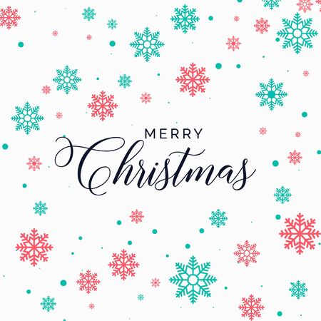 colorful snowflakes pattern for christmas season backgroundのイラスト素材