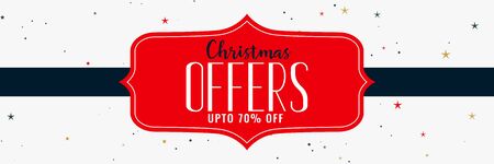 christmas offers and sale banner designのイラスト素材