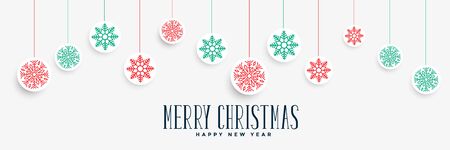 merry christmas awesome banner designのイラスト素材