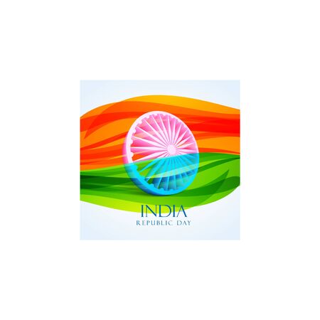 elegant indian happy republic day background designのイラスト素材