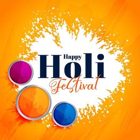 indian happy holi festival attractive background designのイラスト素材