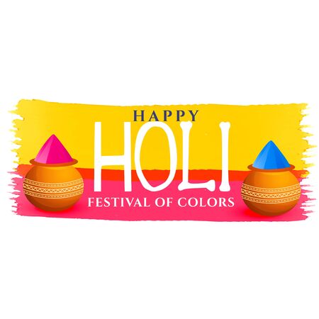 elegant happy holi festival backgroundのイラスト素材