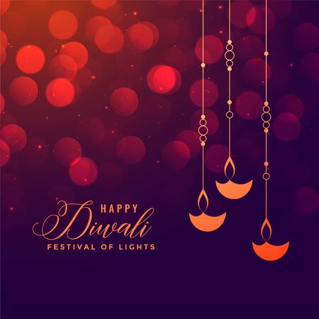 happy diwali festival holiday greeting decorative backgroundのイラスト素材