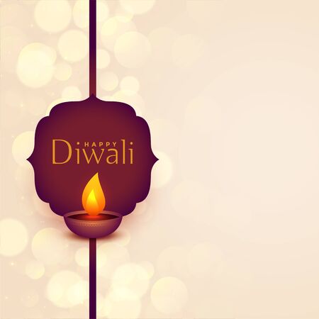 happy diwali festival wishes background with text spaceのイラスト素材