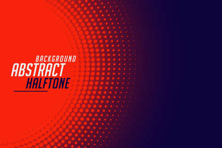 abstract halftone red and blue pattern backgroundのイラスト素材