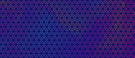 abstract colorful small triangle pattern banner design