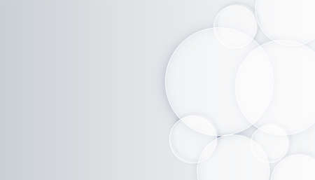 elegant white background with circles shape designsのイラスト素材
