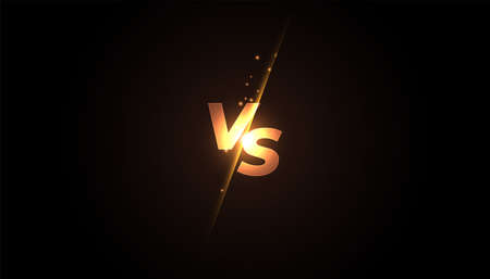 versus vs screen banner design  for battle or comparision