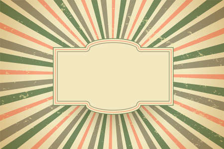 vintage retro old background with sunburst raysのイラスト素材