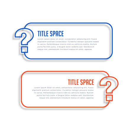 line style web help and support bannersのイラスト素材