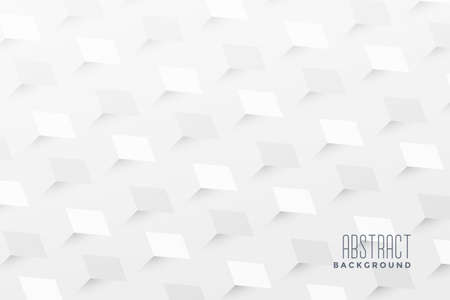 abstract 3d zigzag style white pattern backgroundのイラスト素材