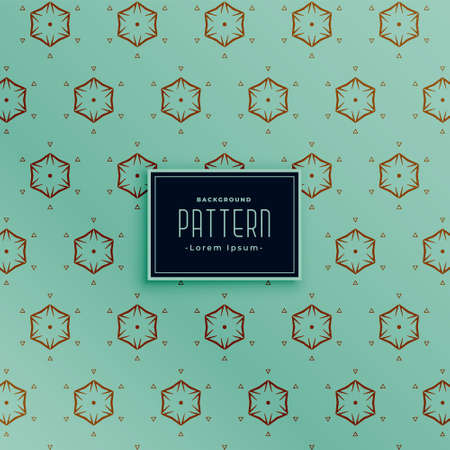 hexagonal shape style classic pattern design background