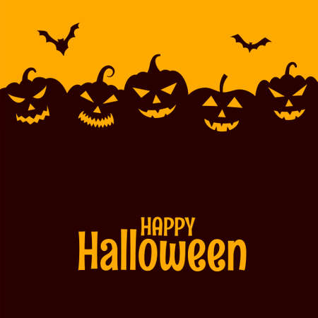 happy halloween scary background with text spaceのイラスト素材