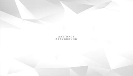 white abstract geometric shape background designのイラスト素材
