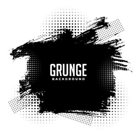 abstract grunge halftone splatter texture background designのイラスト素材