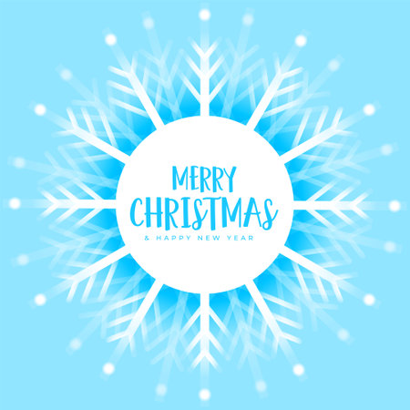 blue christmas snowflakes decoration winter background designのイラスト素材