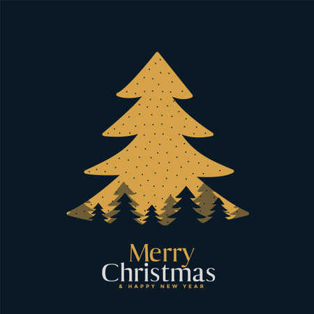 merry christmas flat festival card creative designのイラスト素材