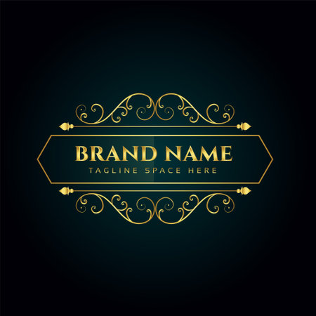 elegant ornamental  concept design templateのイラスト素材