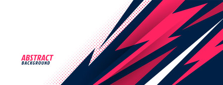 stylish sports background with geometric sharp shapesのイラスト素材