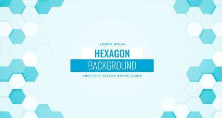 medical and healthcare background with hexagonal shapesのイラスト素材