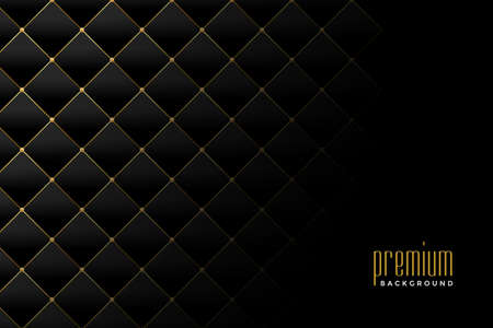 upholstery golden luxury diamond pattern background designのイラスト素材