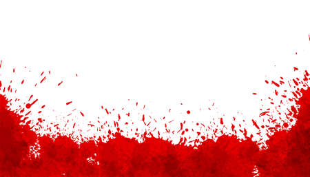 abstract red splatter blood stains background designのイラスト素材