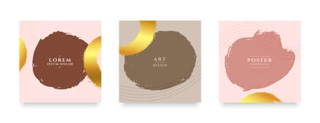 social media post and sories banner invitations templateのイラスト素材