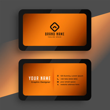 simple luxury business card templateのイラスト素材