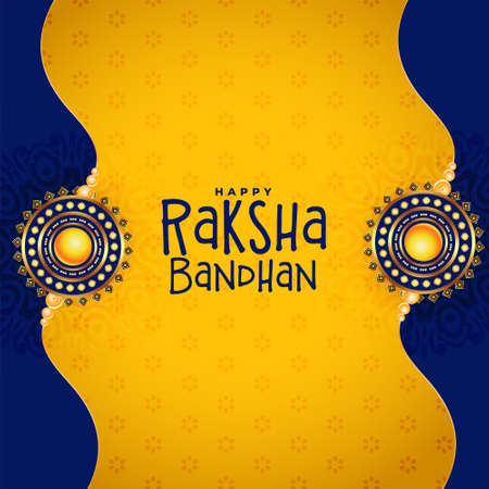 indian raksha bandhan festival celebration card designのイラスト素材
