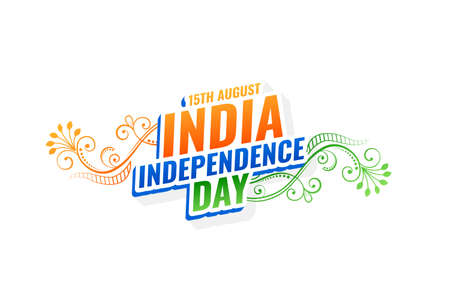 decorative india independence day background