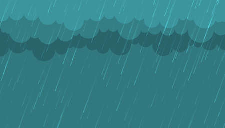 monsoon rainfall with clouds background
