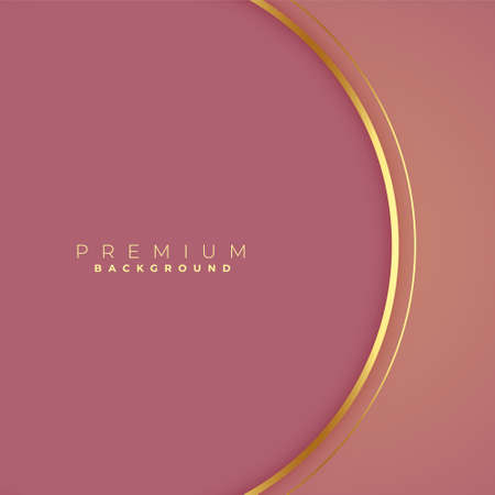 clean golden circular lines backgroundのイラスト素材