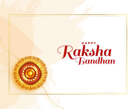 happy raksha bandhan festival greeting designのイラスト素材