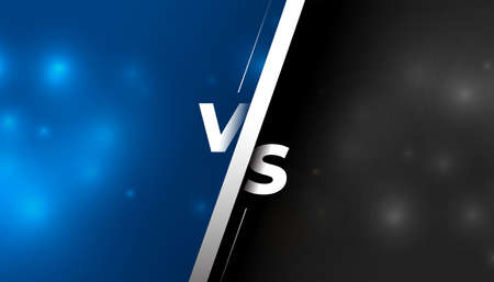 versus vs screen comparison backgroundのイラスト素材